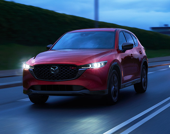  Mazda CX-5's headlights are constantly on.