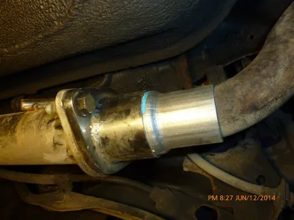 exhaust leak at the flange