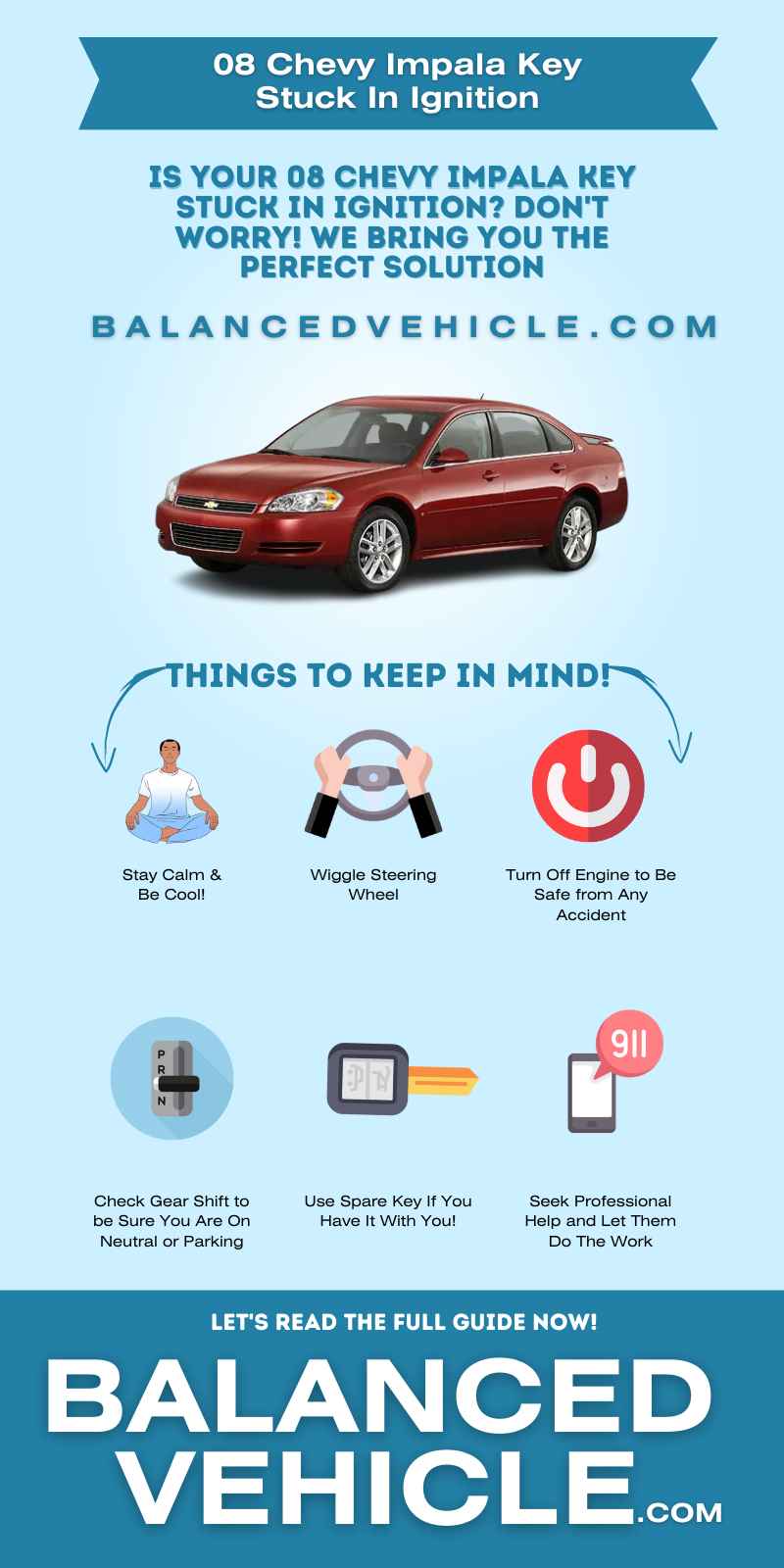 08 Chevy Impala Key Stuck In Ignition - Infographic