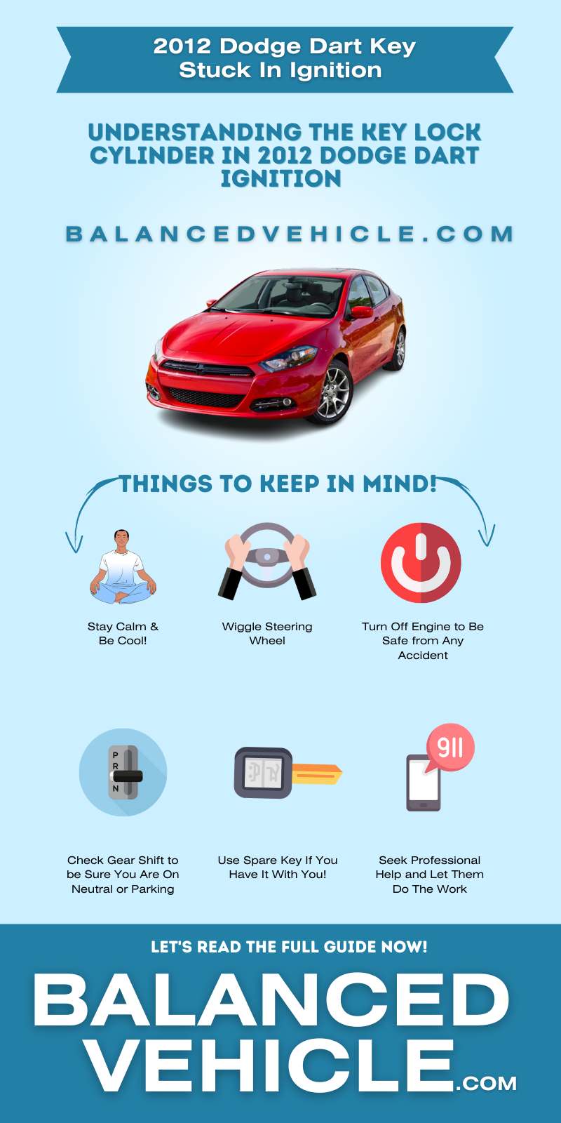 2012 Dodge Dart Key Stuck In Ignition - Infographic 