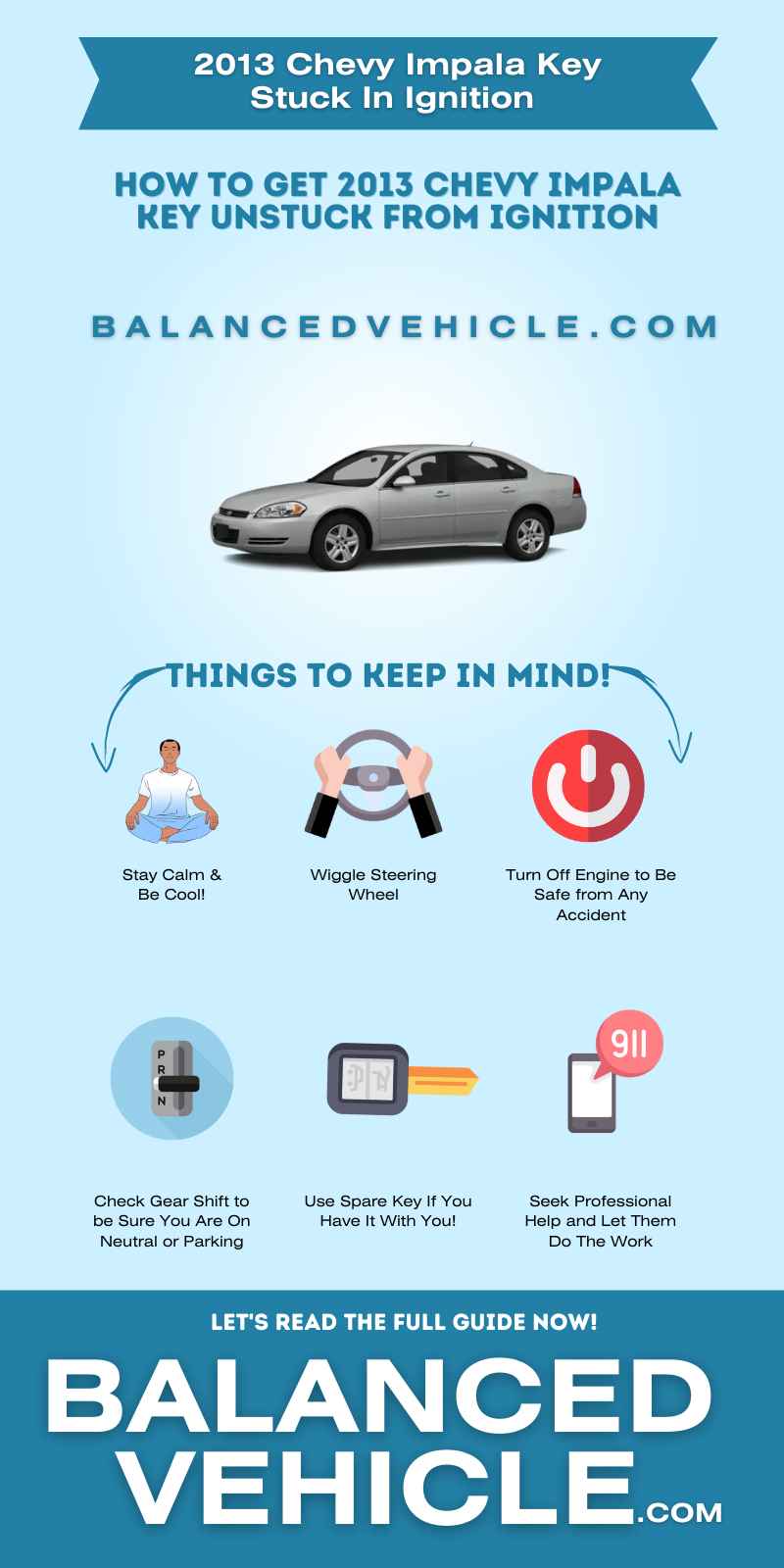 2013 Chevy Impala Key Stuck In Ignition - Infographic
