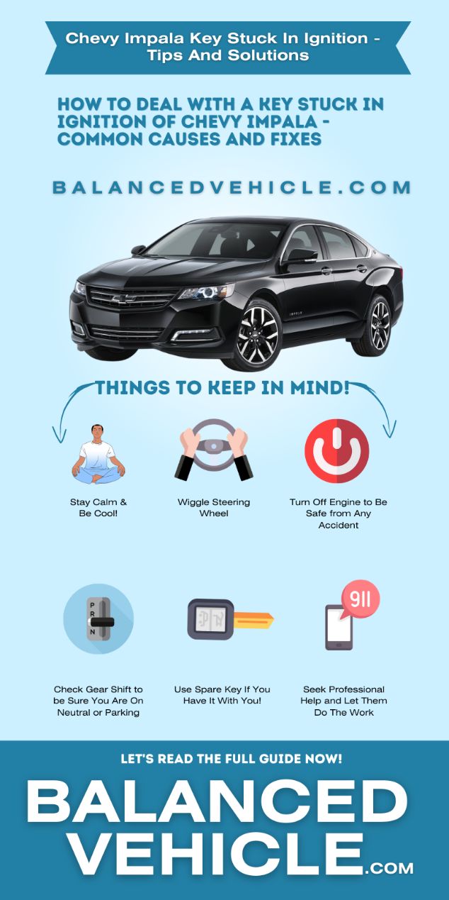Chevy impala key stuck in ignition - infographic