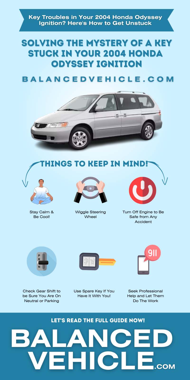 Troubleshooting 2004 Honda Odyssey Key Stuck In Ignition Infographic 