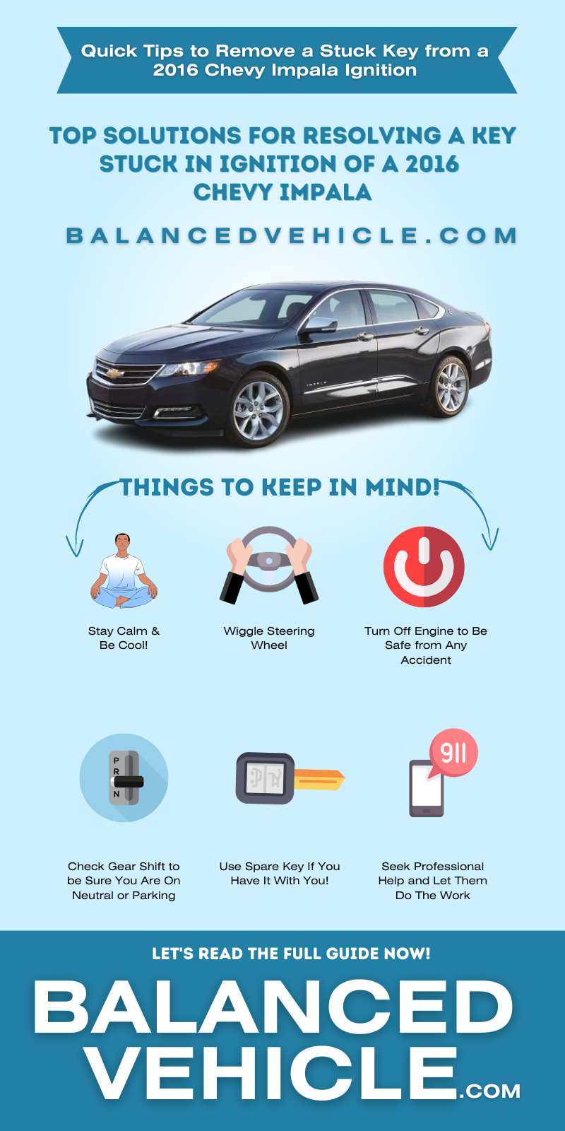 Troubleshooting 2015 Chevy Impala Key Stuck In Ignition Infographic
