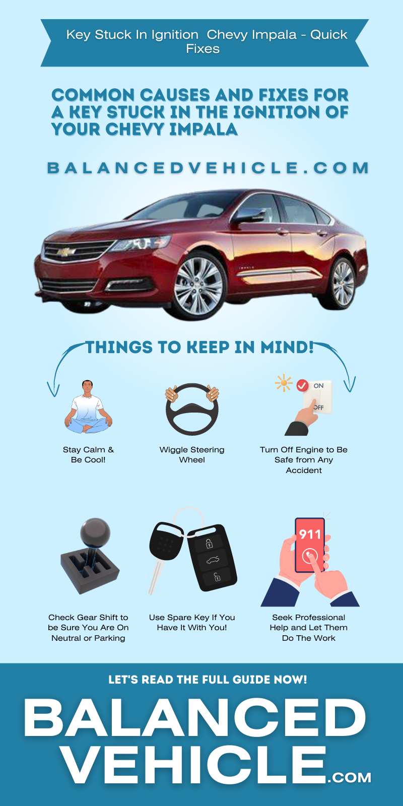 key stuck in ignition chevy impala - Infographic