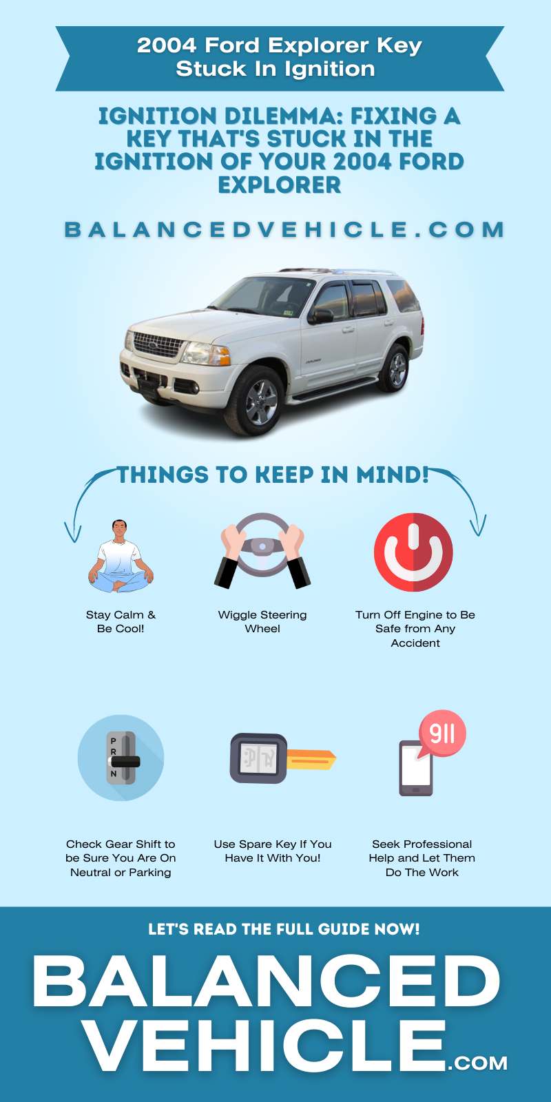 2004 Ford Explorer Key Stuck In Ignition - Infographic 