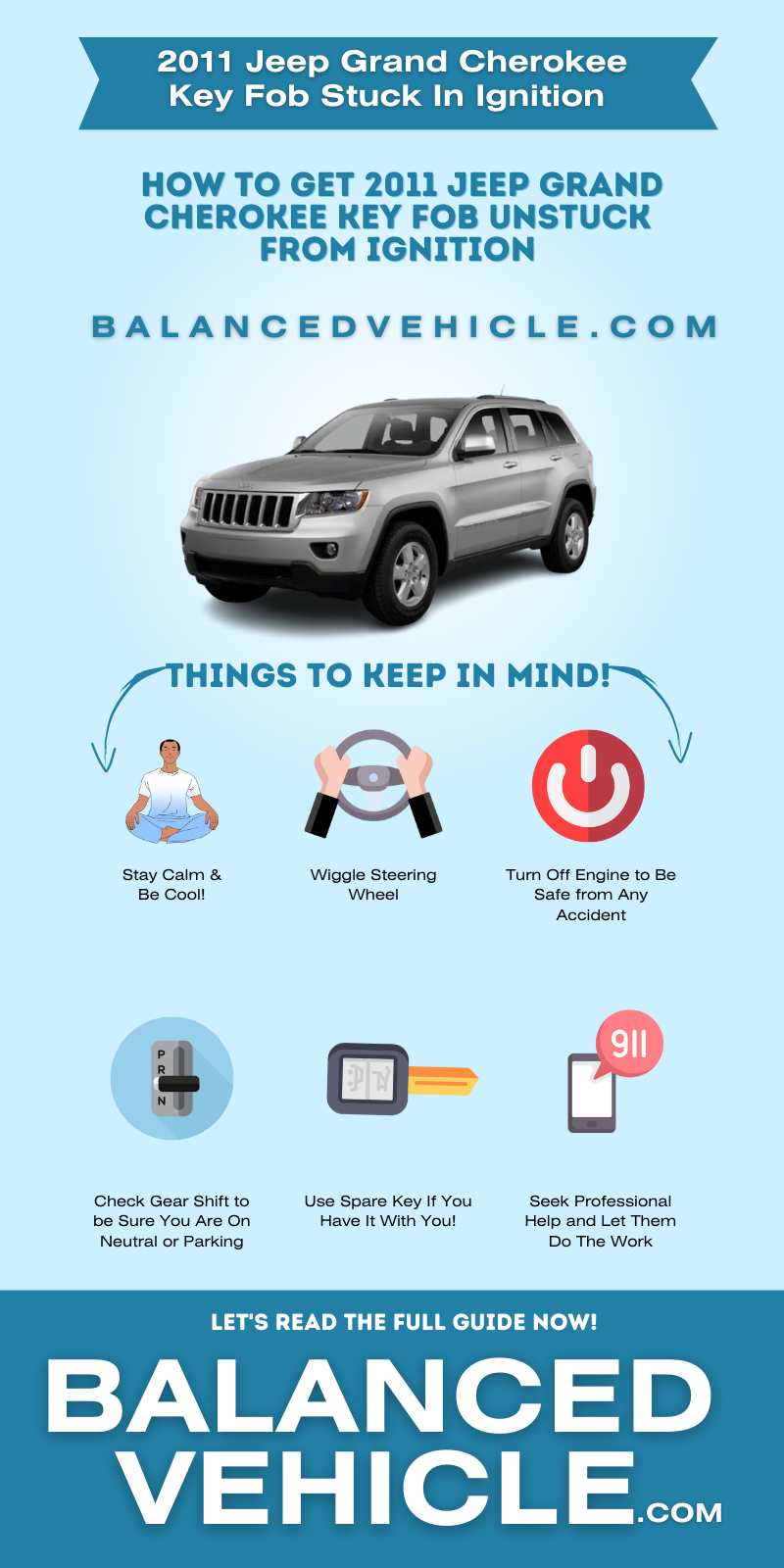 2011 Jeep Grand Cherokee Key Fob Stuck In Ignition - Infographic 