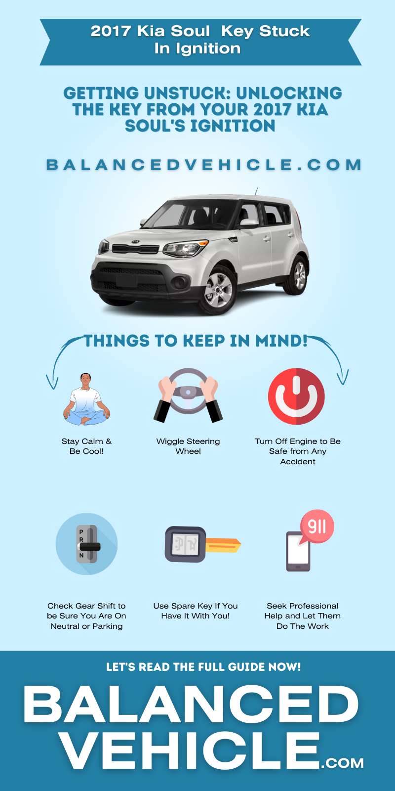 2017 Kia Soul Key Stuck In Ignition- Infographic 