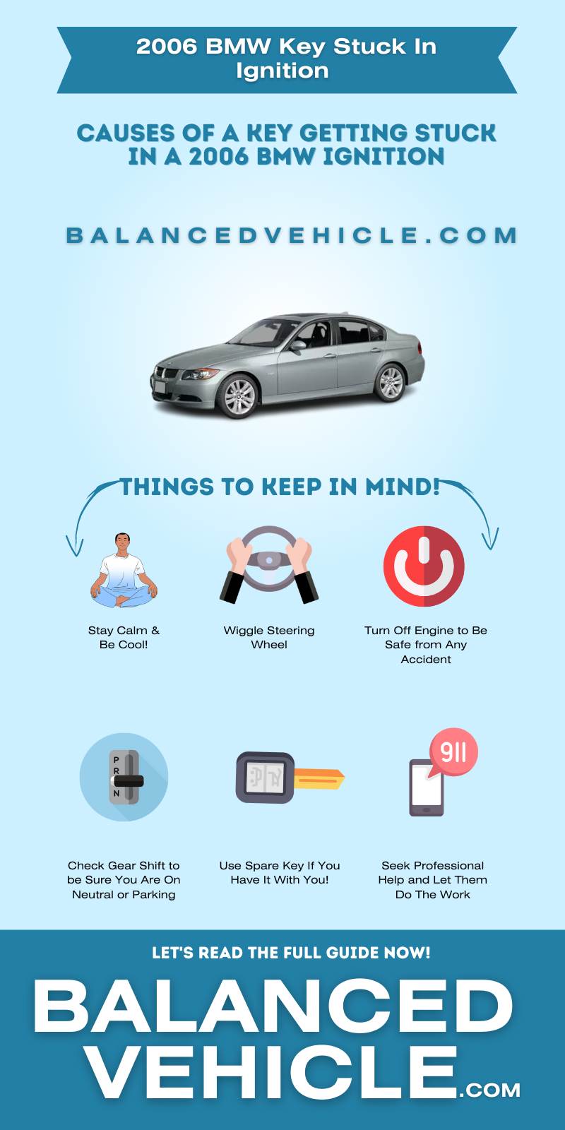 2006 BMW Key Stuck In Ignition - Infographic