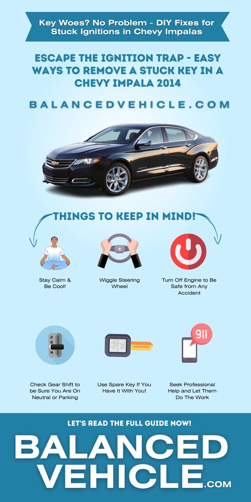Troubleshooting Key Stuck In Ignition Chevy Impala 2014 Infographic 